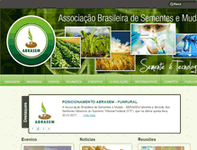 Tablet Screenshot of abrasem.com.br